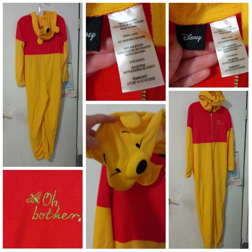 Disney winni the poo onesie